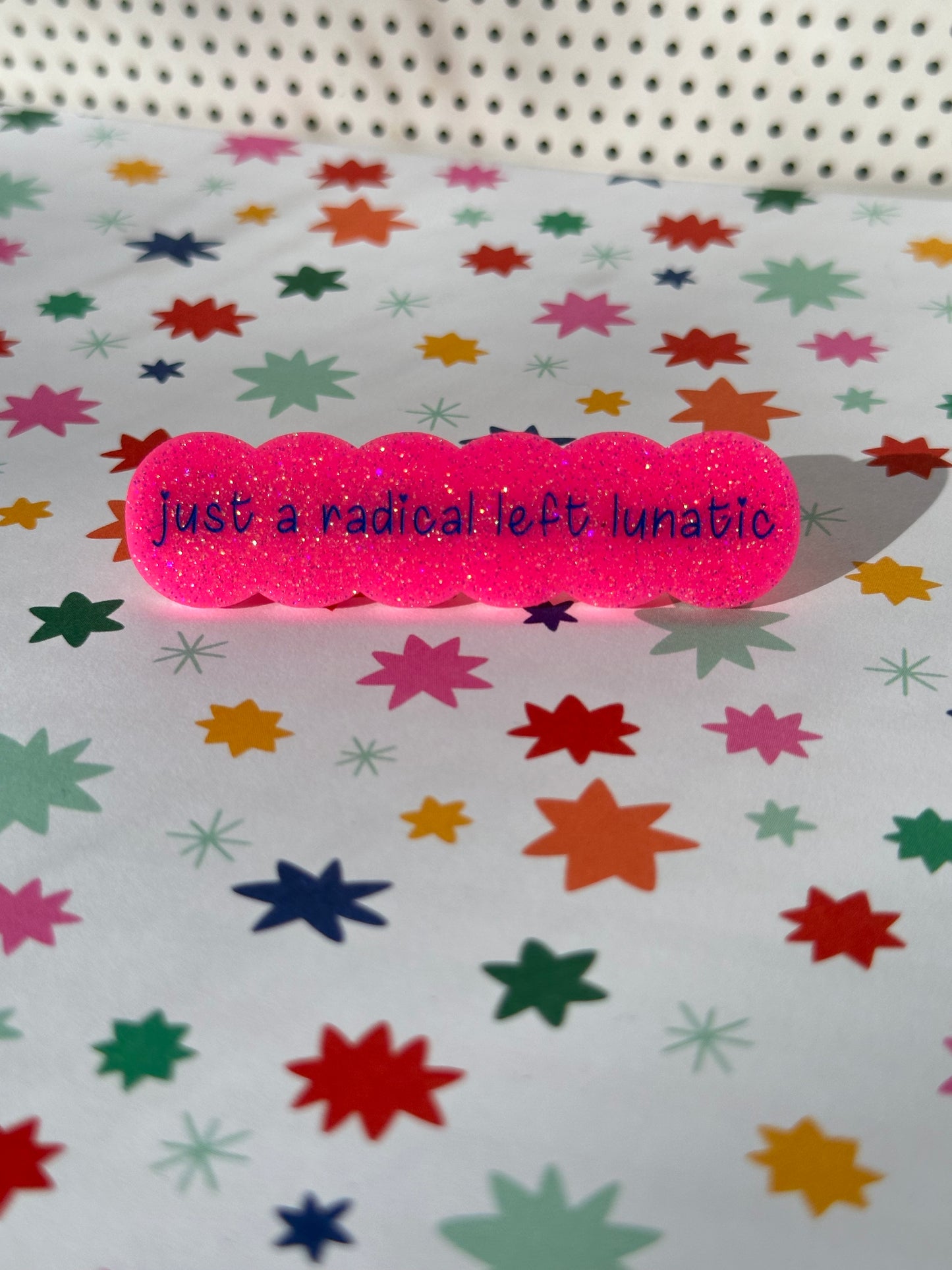 Radical Left Lunatic Hair Clip
