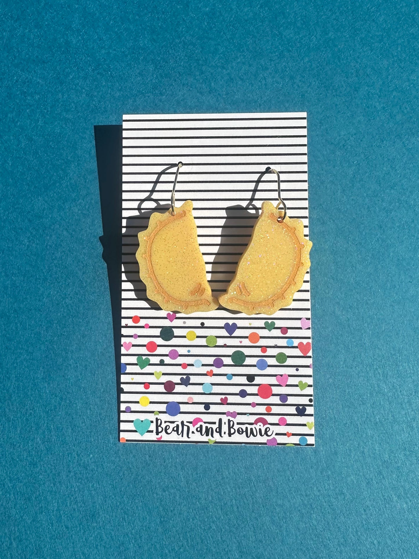 Small Pierogi Dangle Earrings