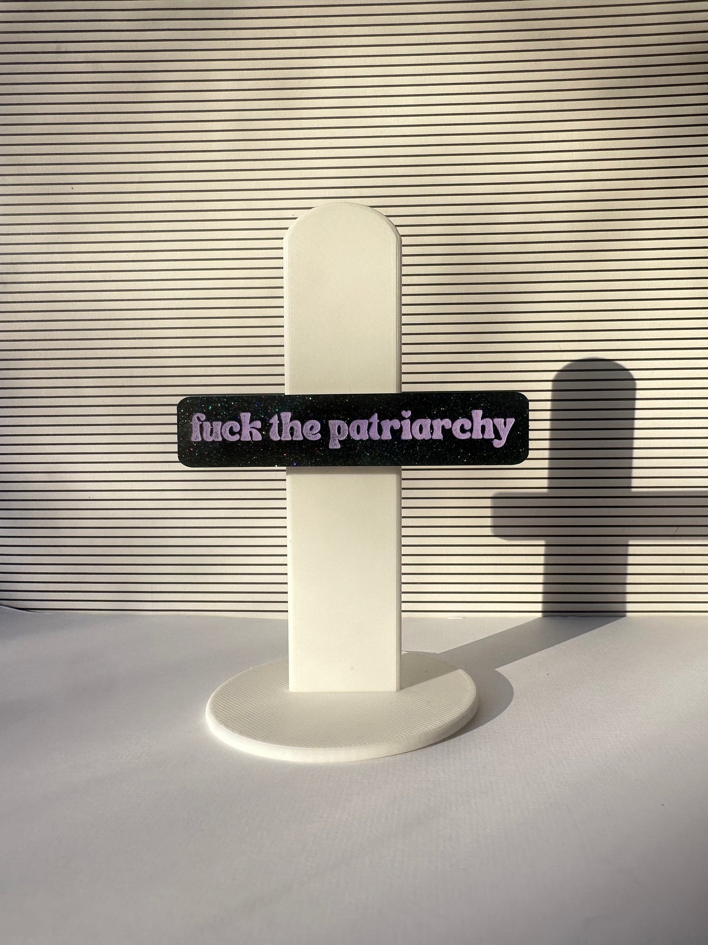 Fuck the Patriarchy Hair Clip
