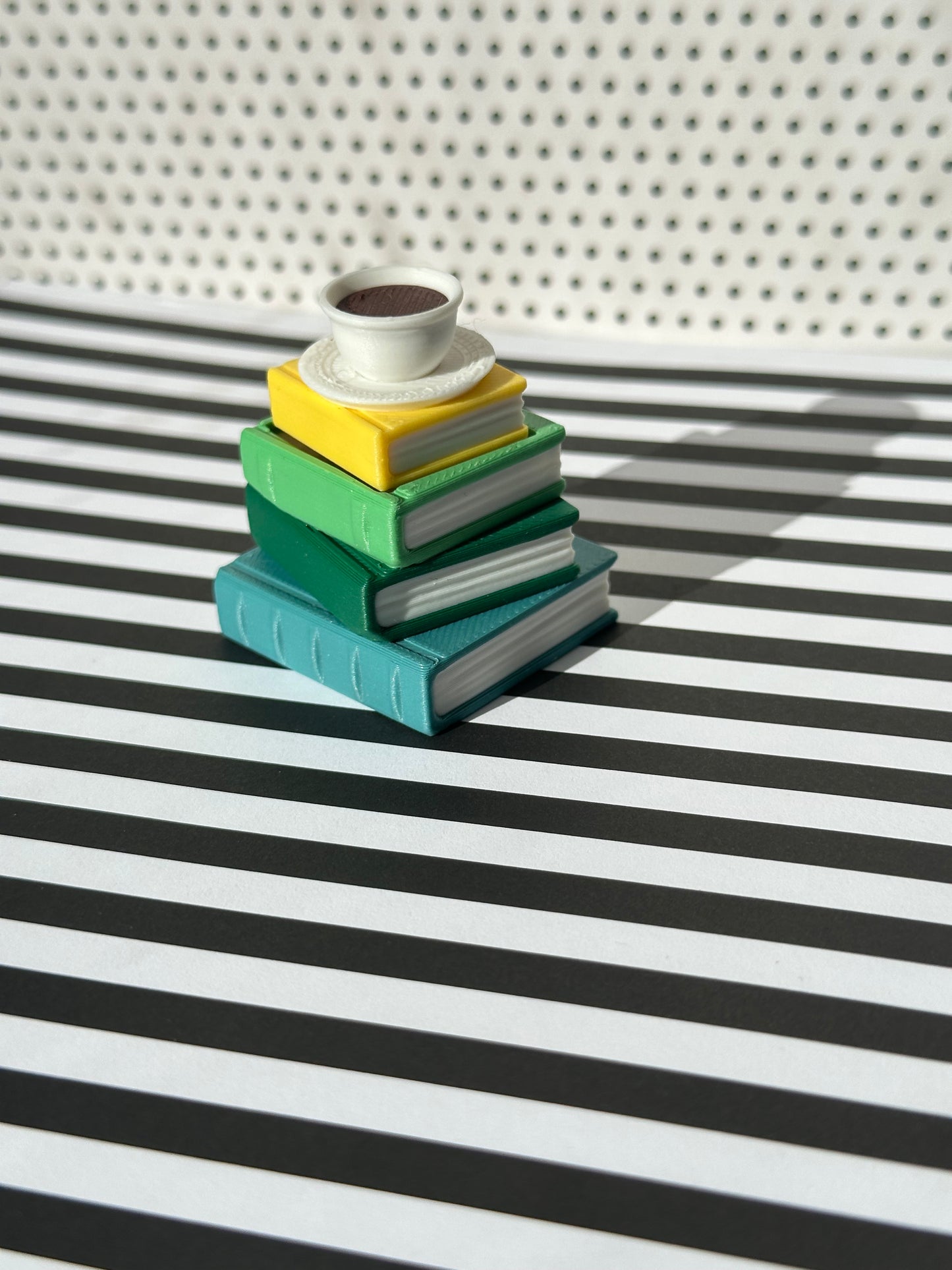 Book Stack Fidget Clicker with Teacup - CLICKY