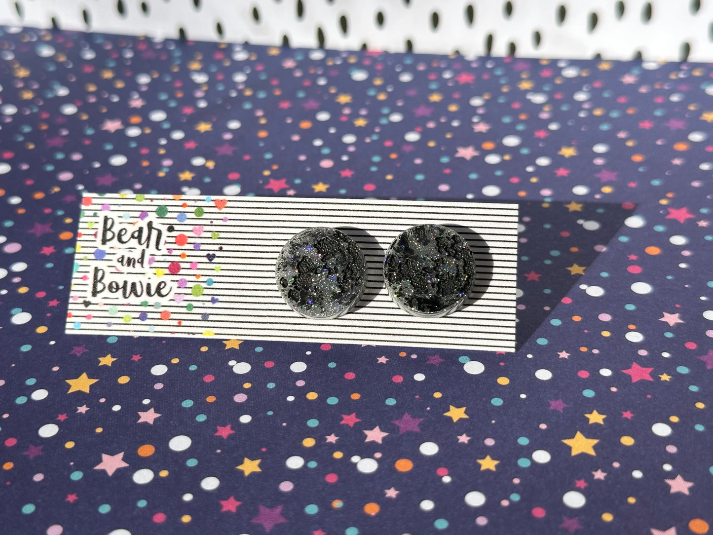 Moon Stud Earrings