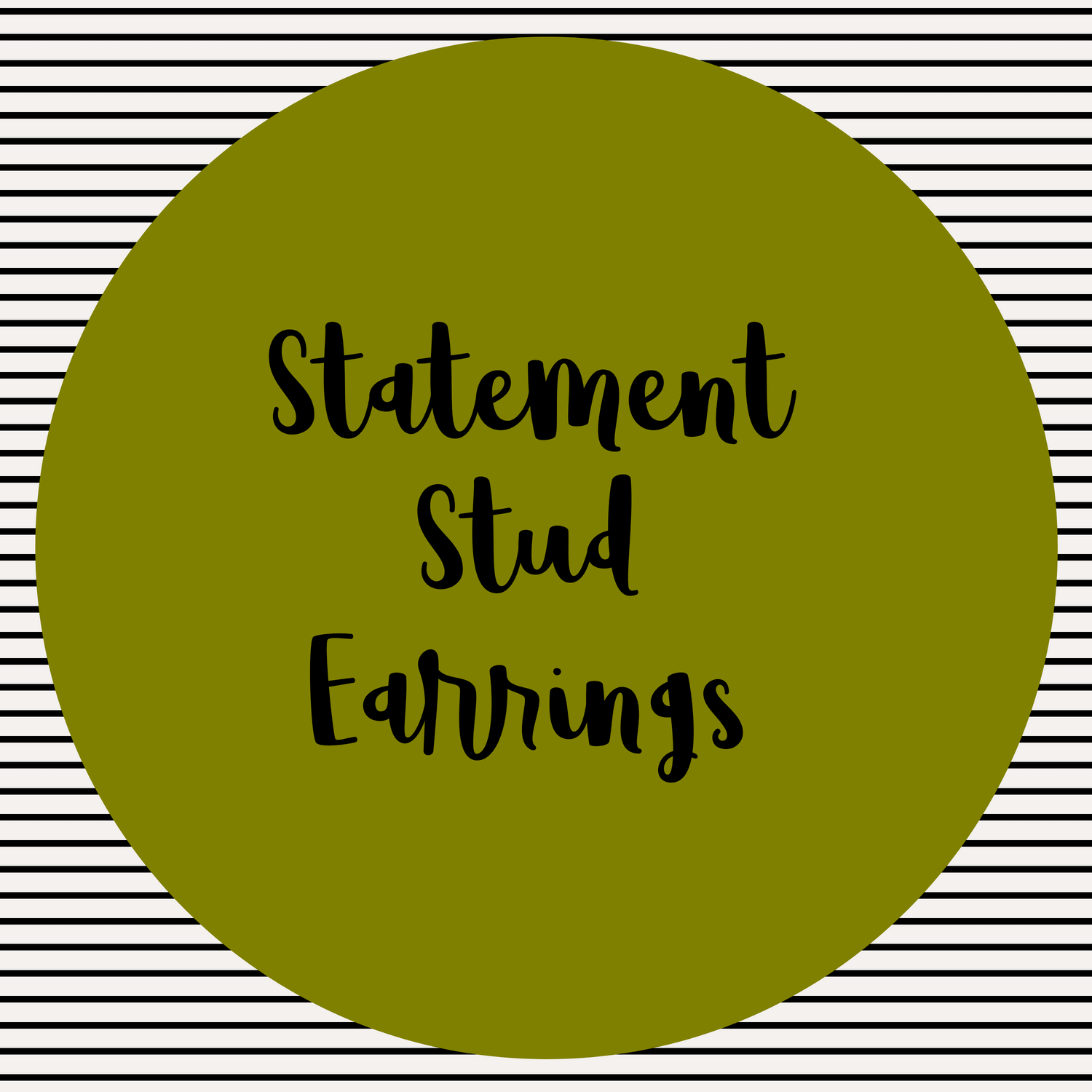 Statement Stud Earrings