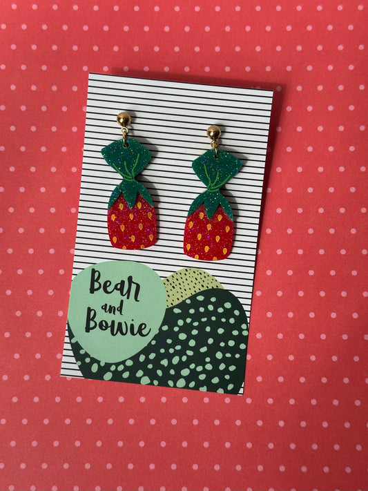 Strawberry Candy Earrings