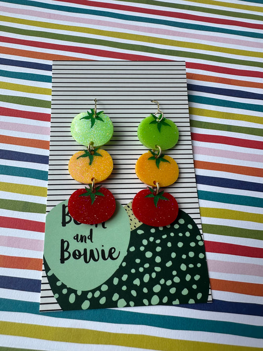 Colorful Tomato Dangles
