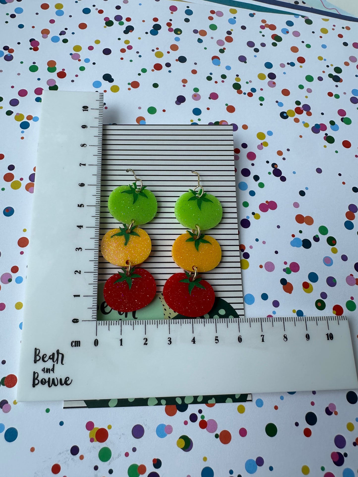 Colorful Tomato Dangles
