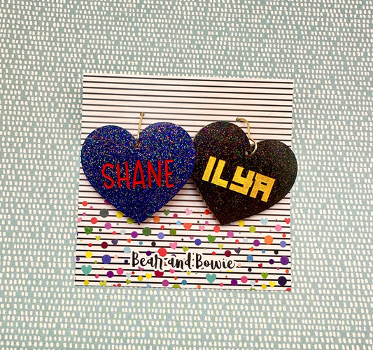Shane & Ilya Heart Earrings