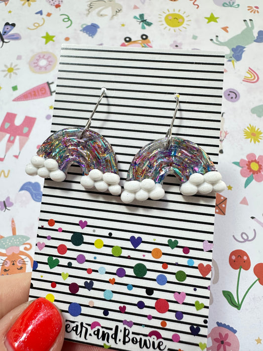 Rainbow Dangle Earrings
