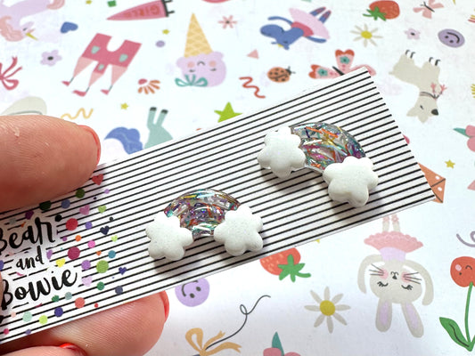 Rainbow Stud Earrings