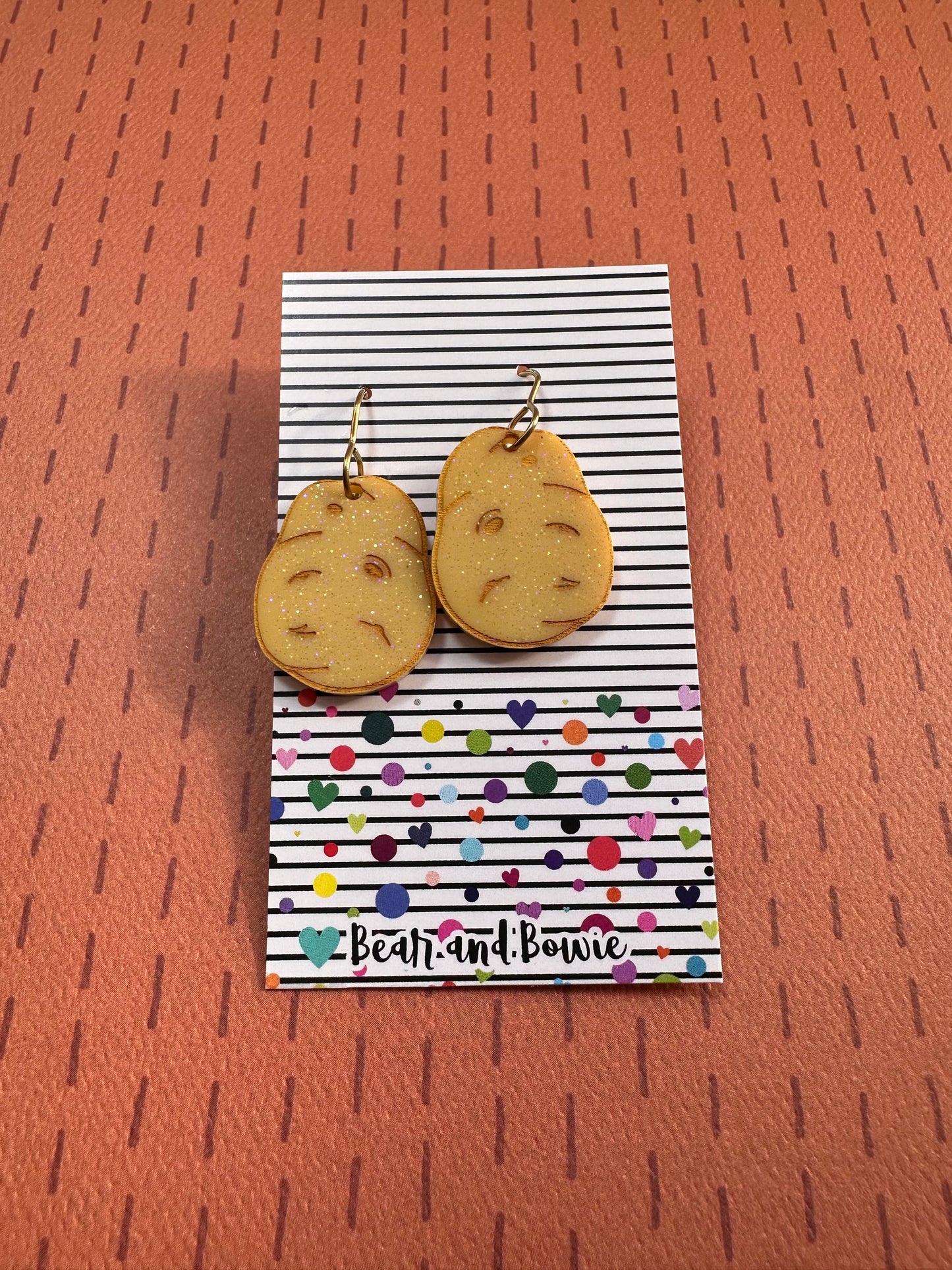 Potato Dangle Earrings