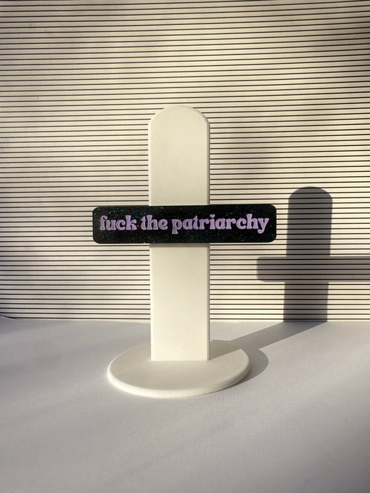 Fuck the Patriarchy Hair Clip