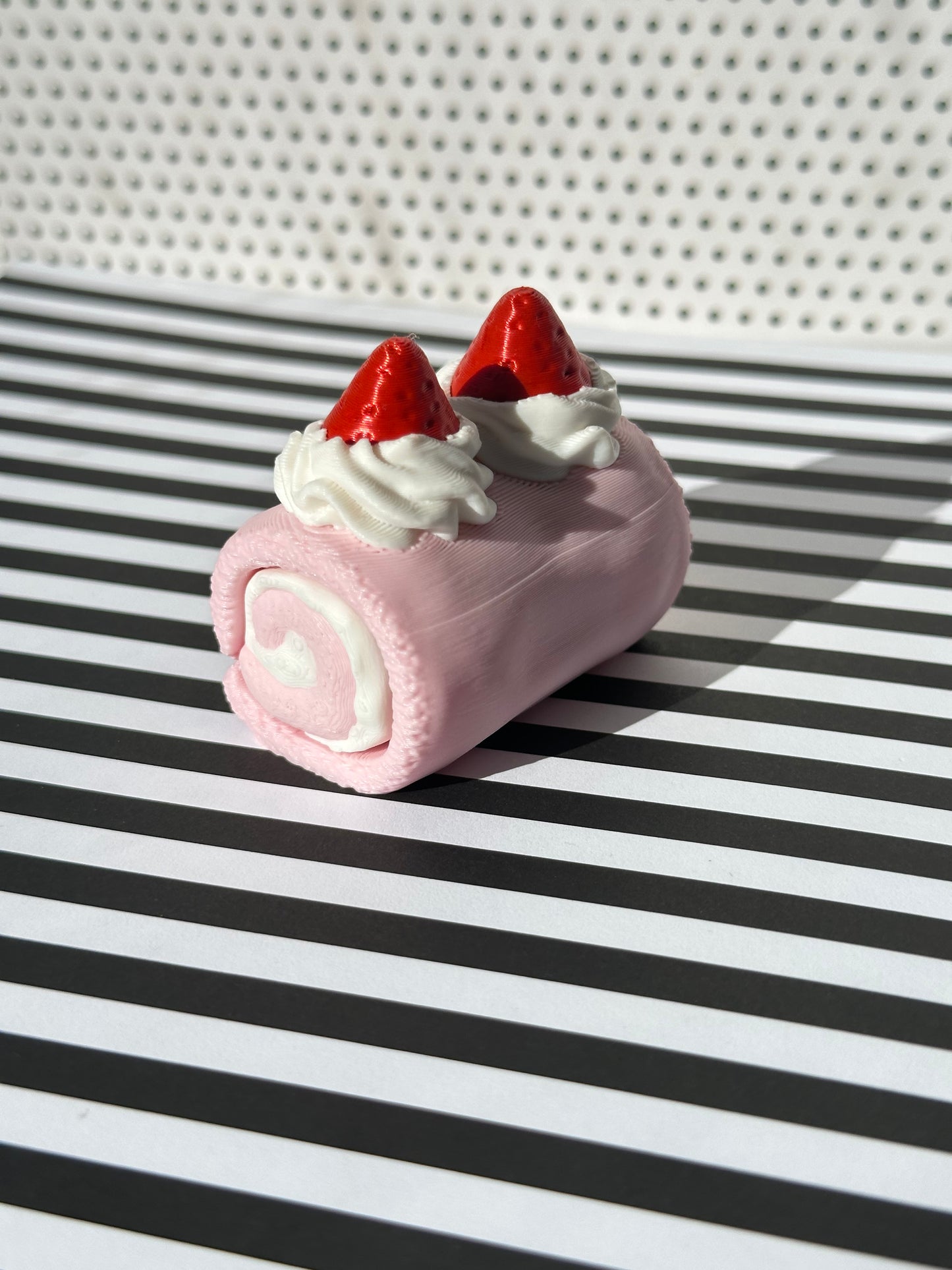 Strawberry Cake Roll Fidget Clicker - CLICKY