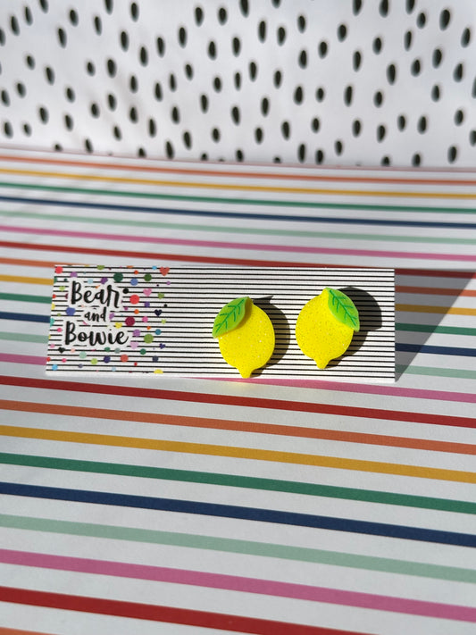 Lemon Stud Earrings