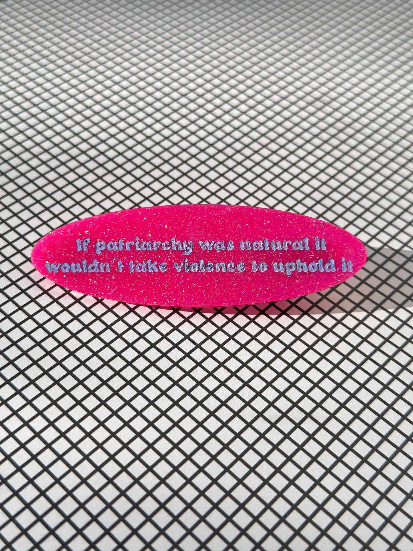If Patriarchy Was Natural Hair Clip
