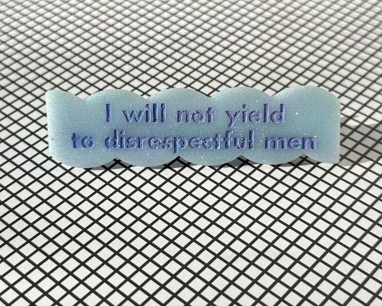 Disrespectful Men Hair Clip