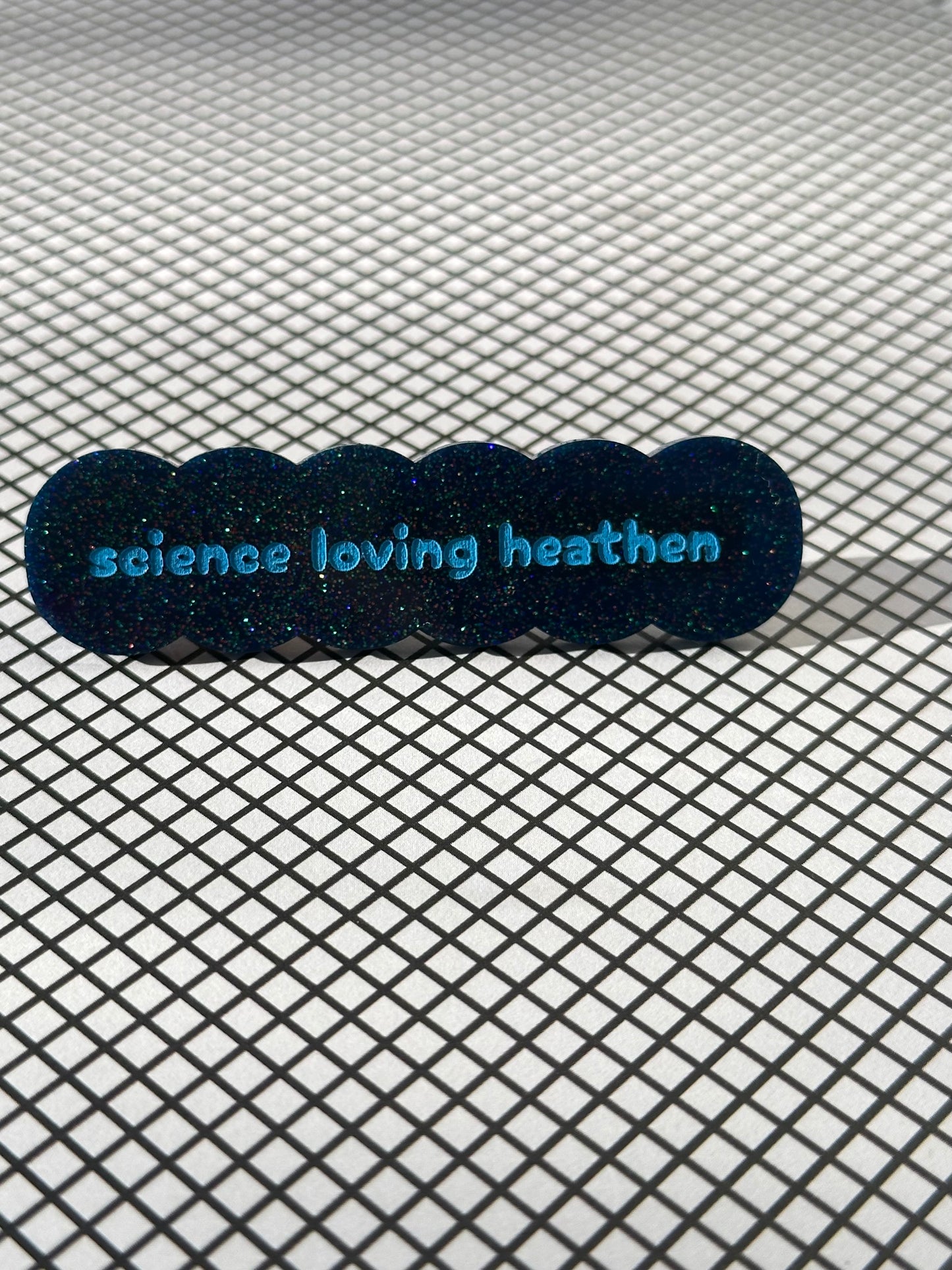 Science Loving Heathen Hair Clip